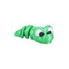 3D Printed Green Snake Toy for Kids - Cute Animal Figurine