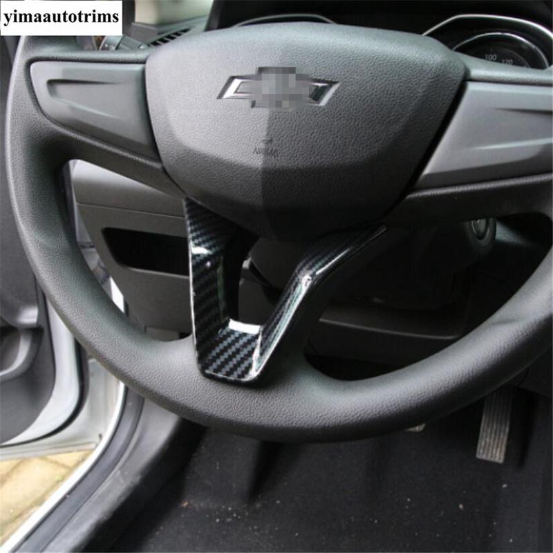 Carbon Fiber Gear Shift Panel / Window Lift / Steering Wheel / AC Air Outlet Cover Trim For Chevrolet Cavalier ONIX  - 2024