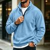 Men's Casual Quarter-Zip Long Sleeve Sweatshirt