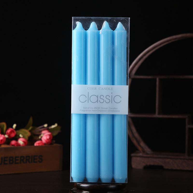 Long Smokeless Odorless Candles for Weddings, Birthdays, Emergencies & Decor