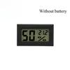 Mini LCD Digital Thermometer Used for Freezer Temperature - 50-110℃ Refrigerator Thermometer Indoor and Outdoor Waterproof Probe