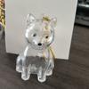Hair Grooming Dog Hair Storage Box Dog Shape Puppy Pendants Pet Hair Keychain  Jewelry Gift