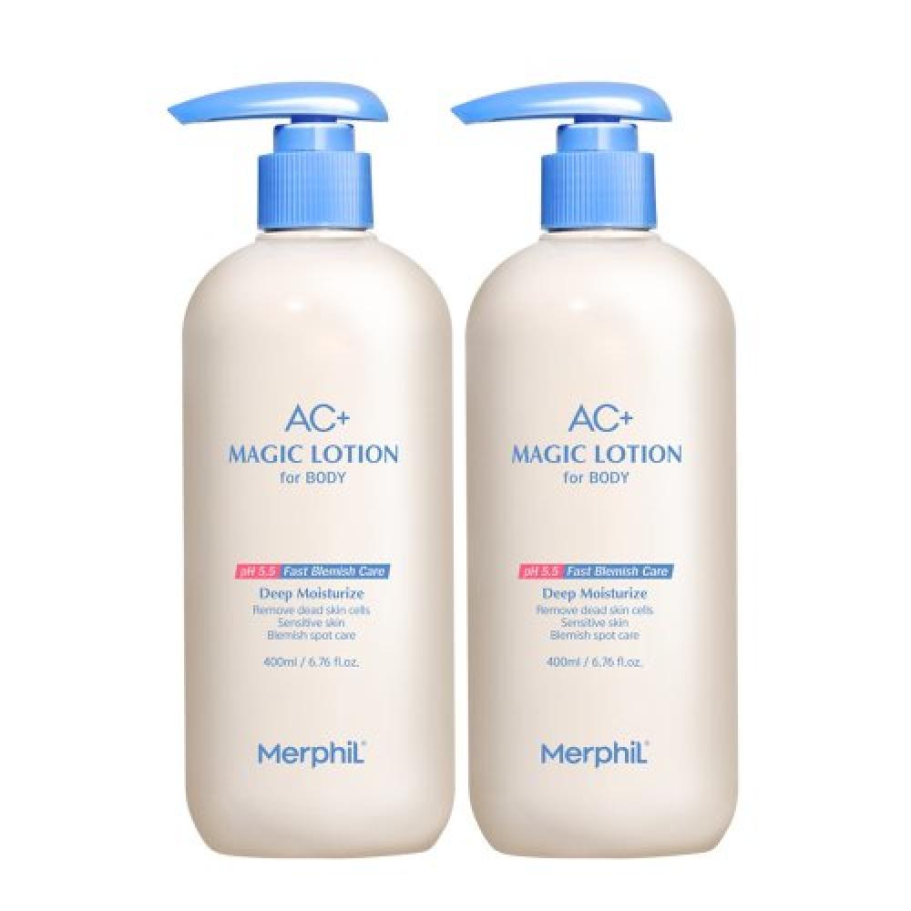 Merphil Back Body Lotion Ac+ Magic Lotion 400ml X 2 none