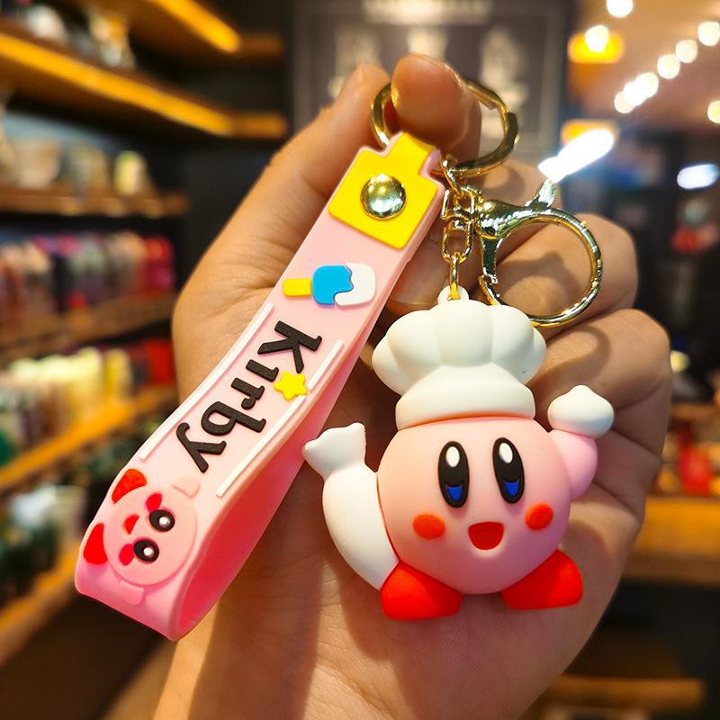 

New Creative Star Kirby Cartoon Figurine Keychain Kirby Couple s Bag Car Keychain Gift Personalized Gifts Y2k Fashion Toys Anime