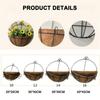 Size Yard Succulents Wall Hanging N1N Flowers Garden Supplies Flower Pot Decoration Hanging Basket