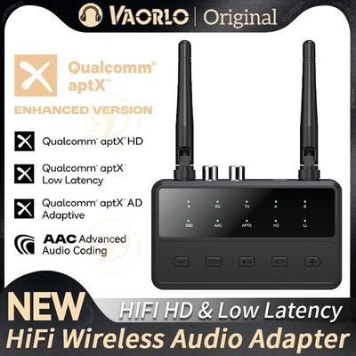 Desktop aptX-Adaptive AD/HD/LL AAC 2 In 1 Bluetooth Audio Transmitter Receiver 3.5MM AUX RCA Stereo HiFi Music Wireless Adapter