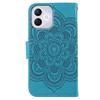 For Honor 400 Lite Case PU Leather Mandala Imprinted Design Wallet Phone Cover