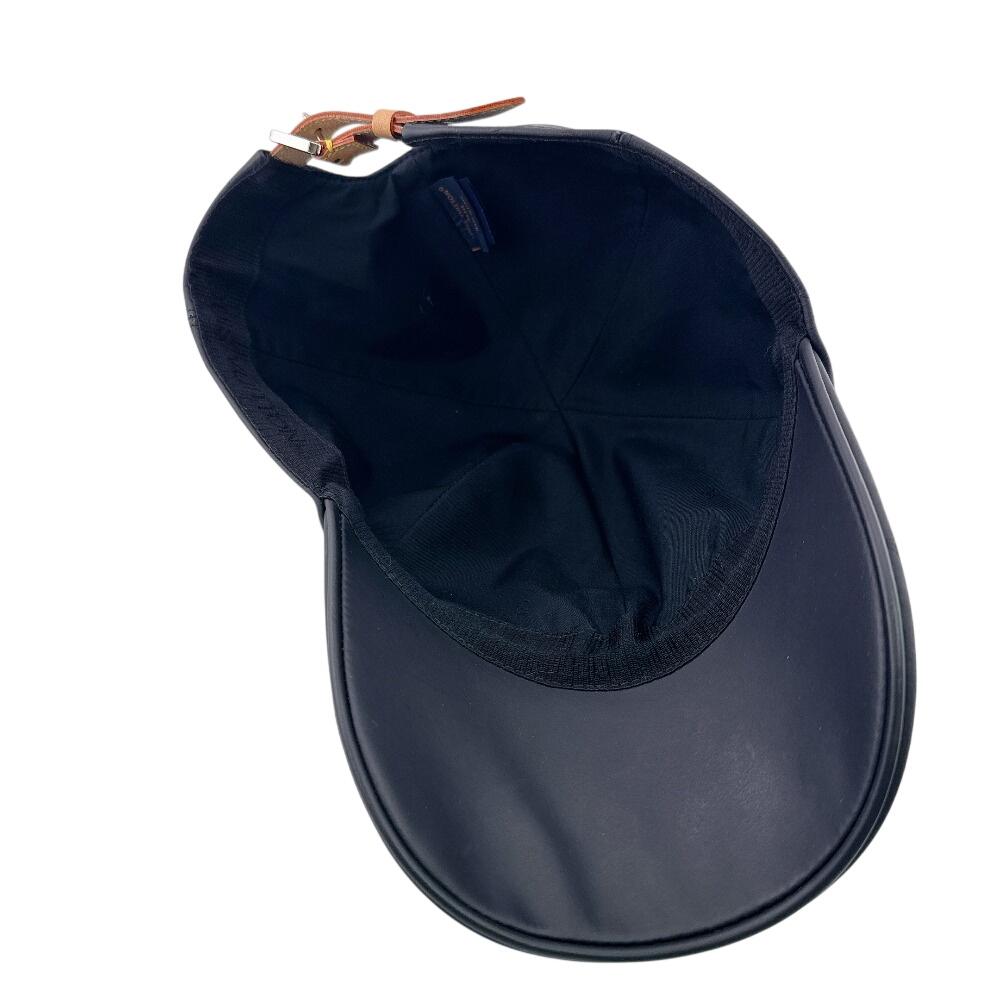 LOUIS VUITTON M76985 leather monogram shadow cap black leather Used
