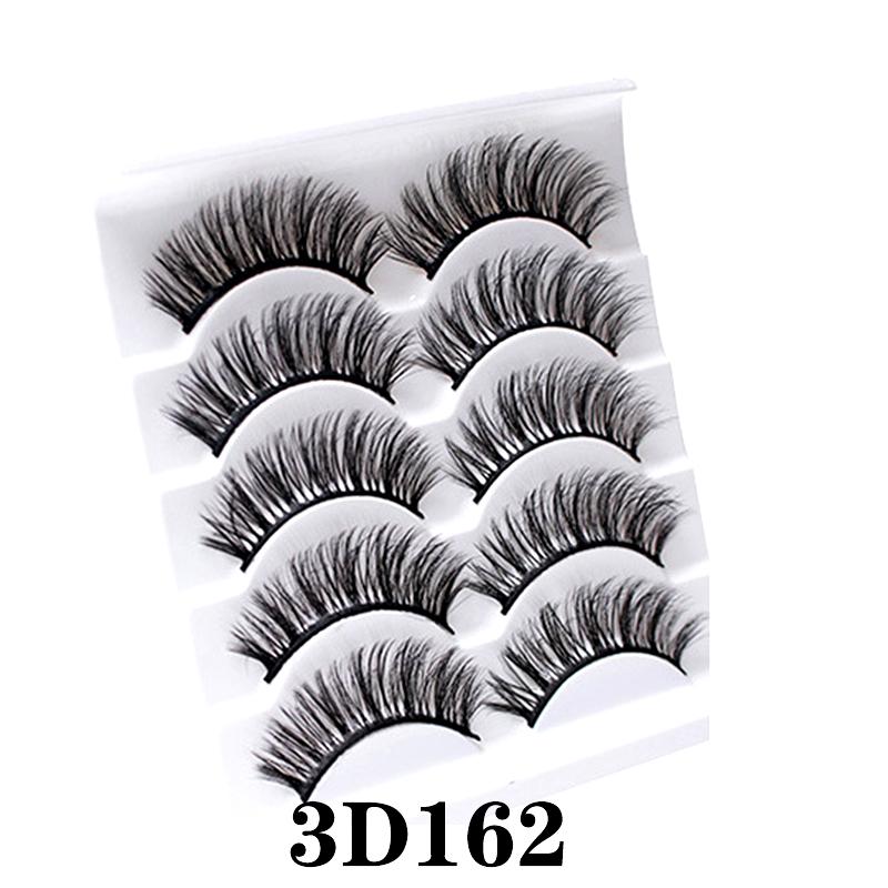 5pairs Fake Eyelashes Makeup for Women Lashes Bulk Lash Extension of Cilia Make Up Maquiagem Barata Frete Gr.. Beauty Eyelash Extensions