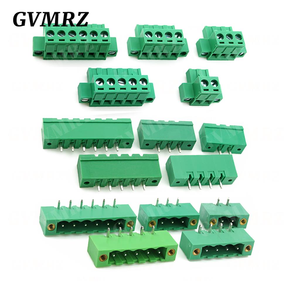 5PCS KF2EDGWB 2EDG 5.08 2 3 4 5 6 7 8 9 10 12Pin Wall Terminal Plug Type 5.08mm Pitch Connector Pcb Screw Terminal Block