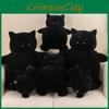 Plush Dark Snorlax Doll Animal Toy Childrens Pillow Room Decoration Anime Gift