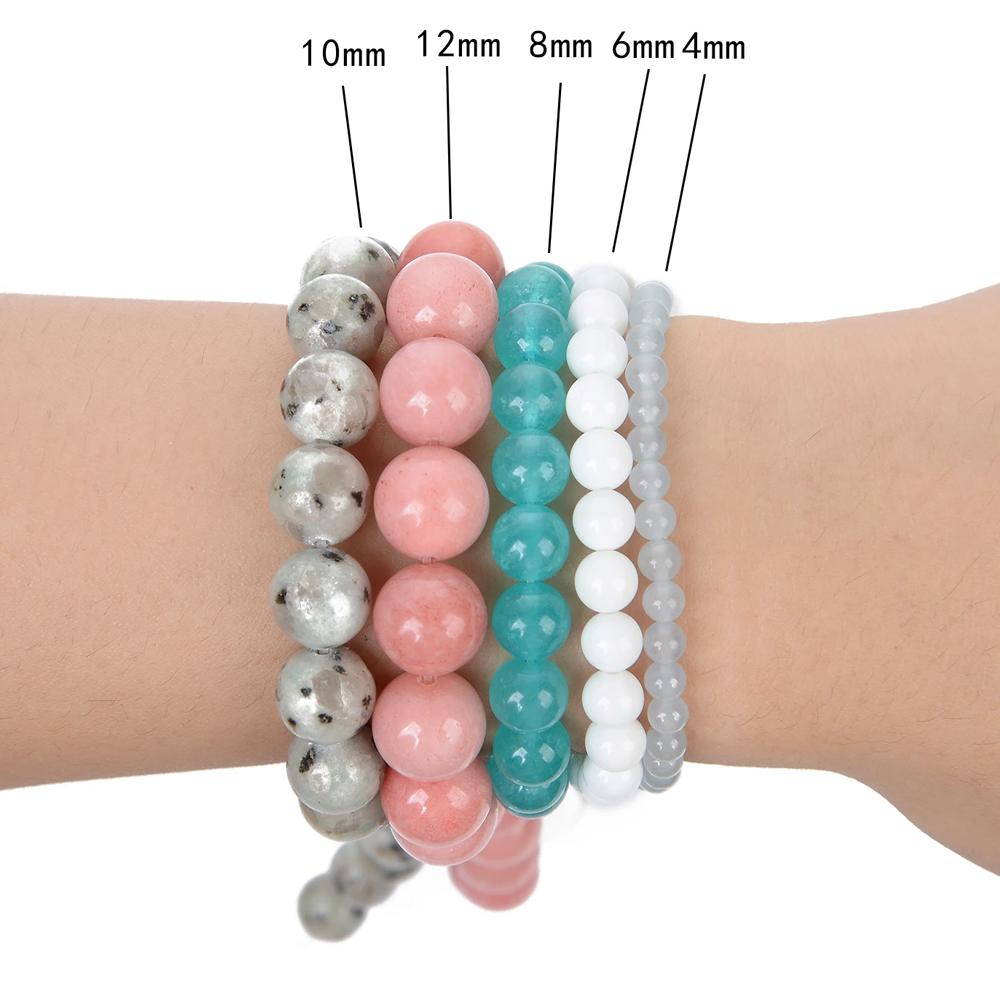 2-12mm Round Imitation Pearl Freshwater Shell Loose Spacer Beads for Jewelry Making DIY Necklace Bracelet Accessories