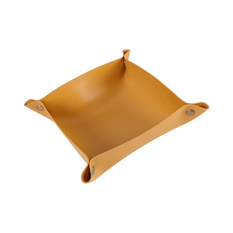 

Nordic Leather Foldable Key and Dice Storage Tray Medium [20*20cm] жёлтый