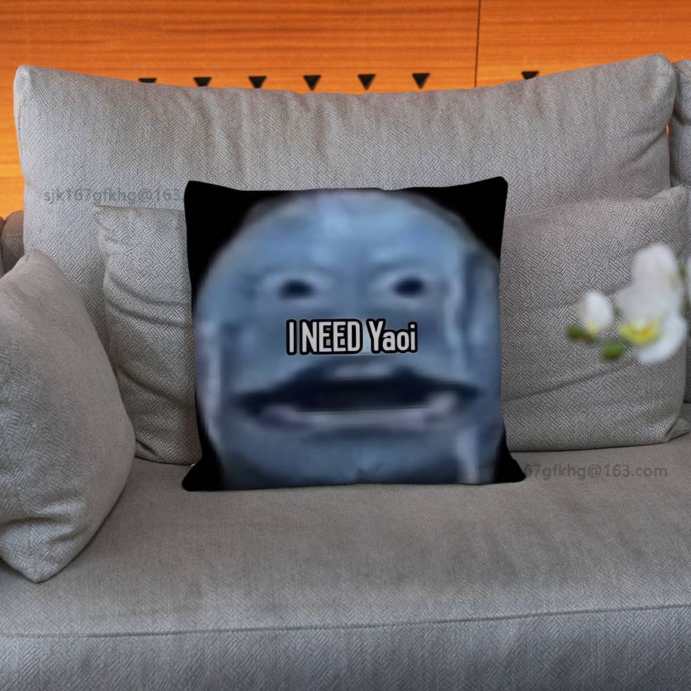 Yaoi Yuri Collection Pillow Case Sofa Living Room Bedroom Headboard Backrest Cushion Square Cushion Nap Time
