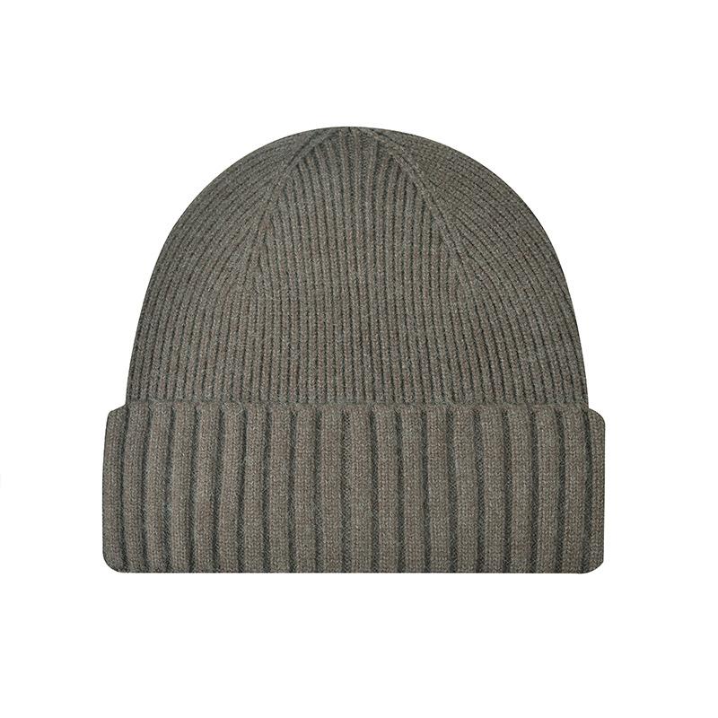 Solid color classic knitted hat men's casual versatile student couple cold hat women's autumn and winter warm wool hat