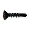 FLAT HEAD DRILL SCREW 7504-P 3.5-19 BLACK LENGTH/SHEET METAL 19mm Ø SHEET METAL THREAD 3.5mm. 100 Units