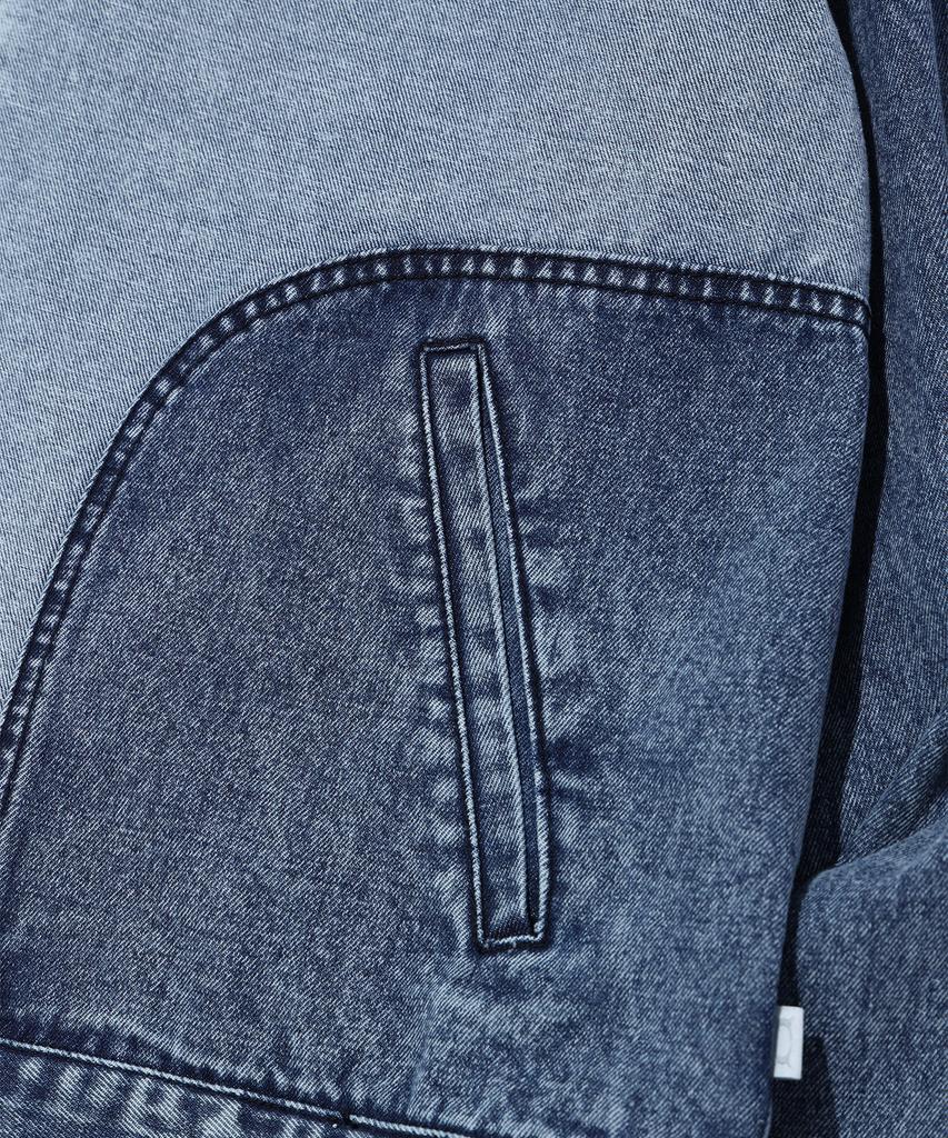 Critic Wormhole Logo Two Tone Jacket Medium Indigo