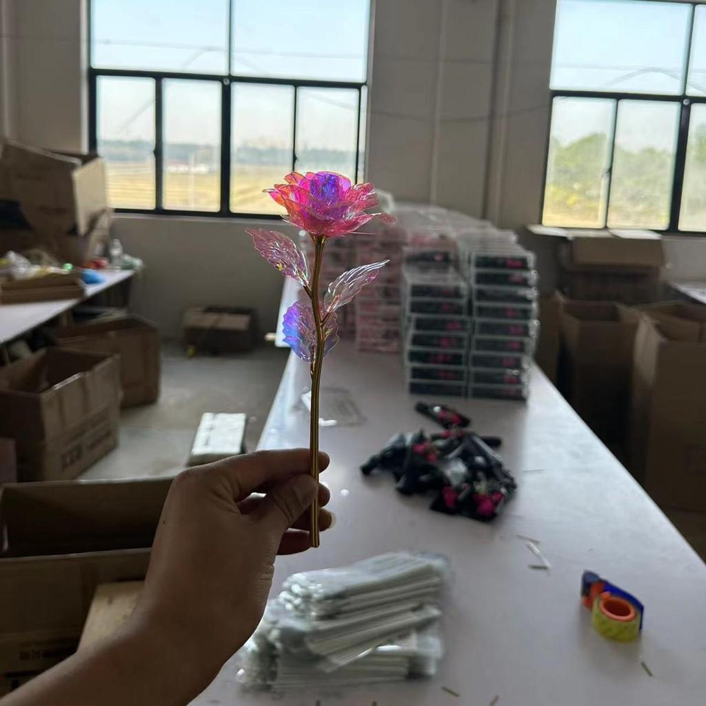 24k Gold Colored Rose for Valentine's, Mother's Day, and More: Perfect Gift for Any Occasion