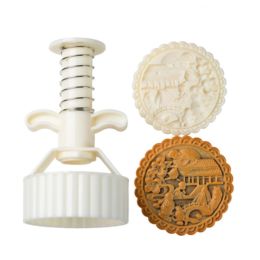 300g 500g Mooncake Mold With Traditional Chinese Patterns Food Grade PP Material For Baking And Festive Celebrations