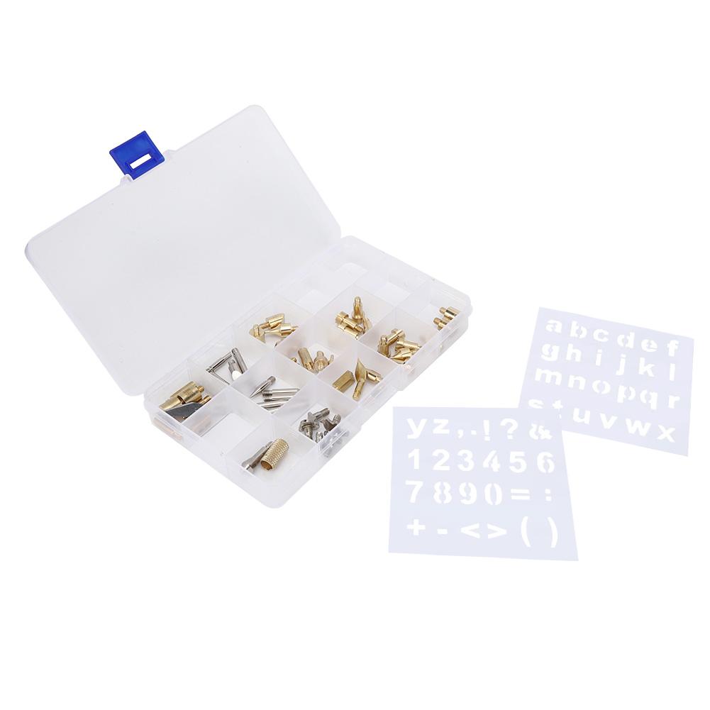 

Набор из 57 шт. наконечников для пирографии, медный сварочный аксессуар, крепежная фурнитура для гравировки