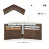 Contact's series all-grain ultra-thin bifold wallet with card slots, slim design for men and women (Coffee)