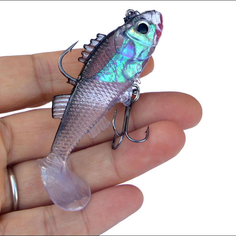 3D Eyes  Fishing  Artificial Soft   Crank  
