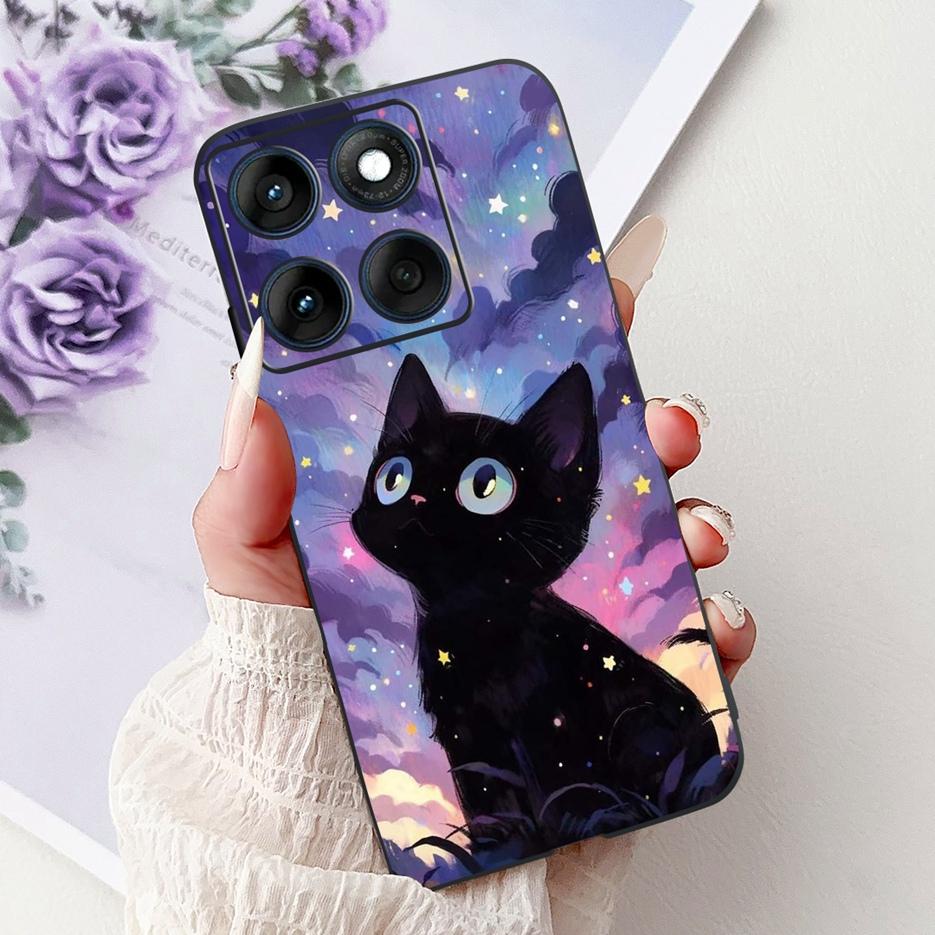 Etui do Motorola Edge 60 Pro Luksusowe Pokrowiec Malowany Motylem Miękki Pokrowiec TPU na Telefon Dla Motorola Edge 60 Fusion Egde60 Pro 60S Torby