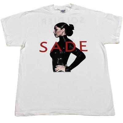 Σπάνιο Vintage SADE SOLDIER OF LOVE 90s Μουσικό Επιτυχία Μονή Βελονιά Μπλουζάκι ΕΠΑΝΕΚΤΥΠΩΣΗ
