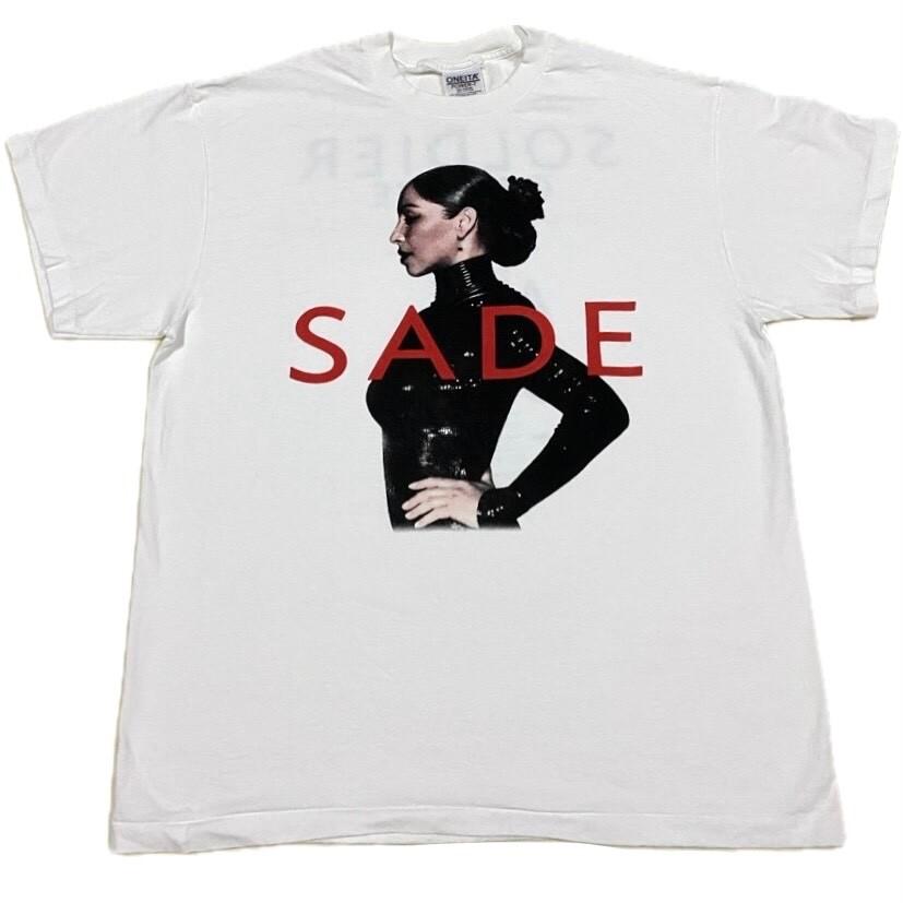 

Rare Vintage SADE SOLDIER OF LOVE 90s Music Hit Single Stitch T-shirt REPRINT 4XL
