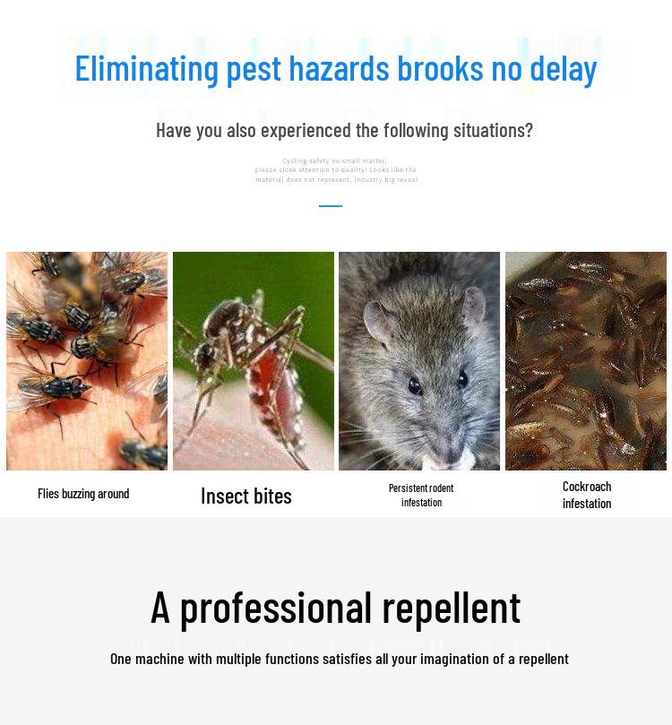 Ultrasonic Pest Repeller: Mosquito, Rodent, Insect, Cockroach Repeller and Mosquito Killer Lamp