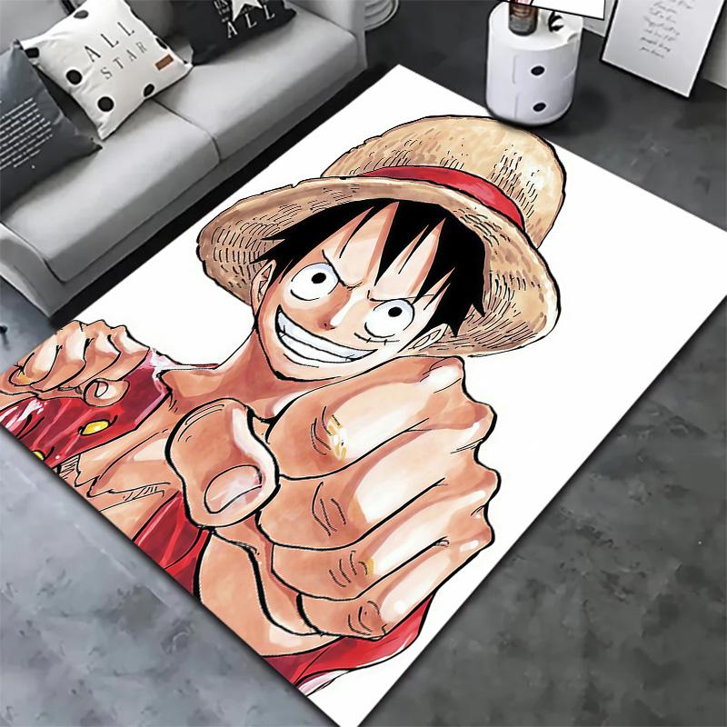One Piece Monkey D Luffy Carpet Rug For Living Room Bedroom Home Sofa Decoration Kids Play Nonslip Floor Mat