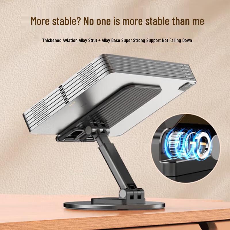 LINGCHEN K39B Foldable 360° Rotating Desktop Phone Tablet Stand