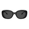 Coach 8391U Full Frame Design Injection Molded Oval Sunglasses Women Sunglasses Black 0HC8391U-500287