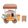 Stimulated Play Toy Donut Shop Miniature Small Play Toy Donut Shop Cart Toy for Children
