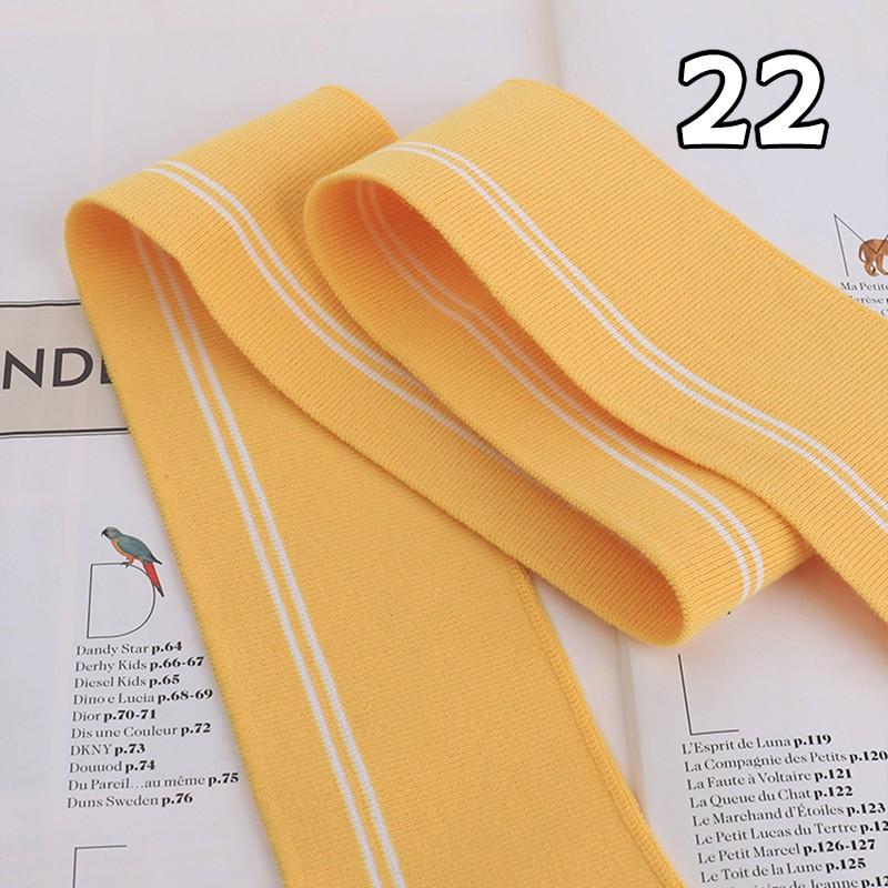 90x6cm Elastic Knitted Fabric DIY Rib Neckline Cuff Hem Knitted Fabric Sewing Baseball Uniform Jacket Clothing Supplies