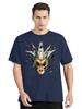 Modna Koszulka T-shirt z Klasyczną Maską Dj Boris Brejcha Letnia Codzienna Koszulka Fitness Bawełniane Topy Męska Odzież Oversize Unisex Koszulka T-shirt