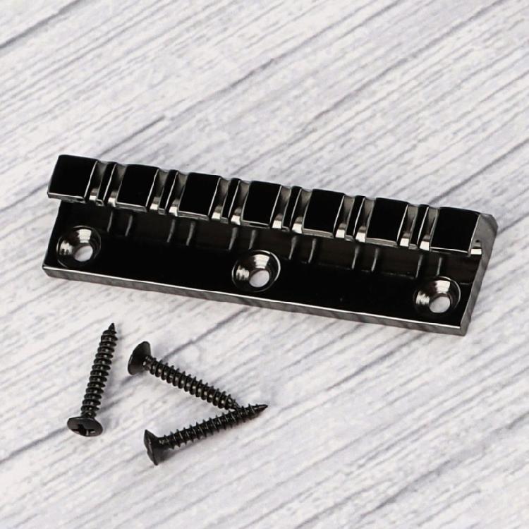 Electric Bass Fixed Bridge 12 String Professional Bass Accessory Fixed Bridge Metal Texture Bass Guitar Part for Guitar