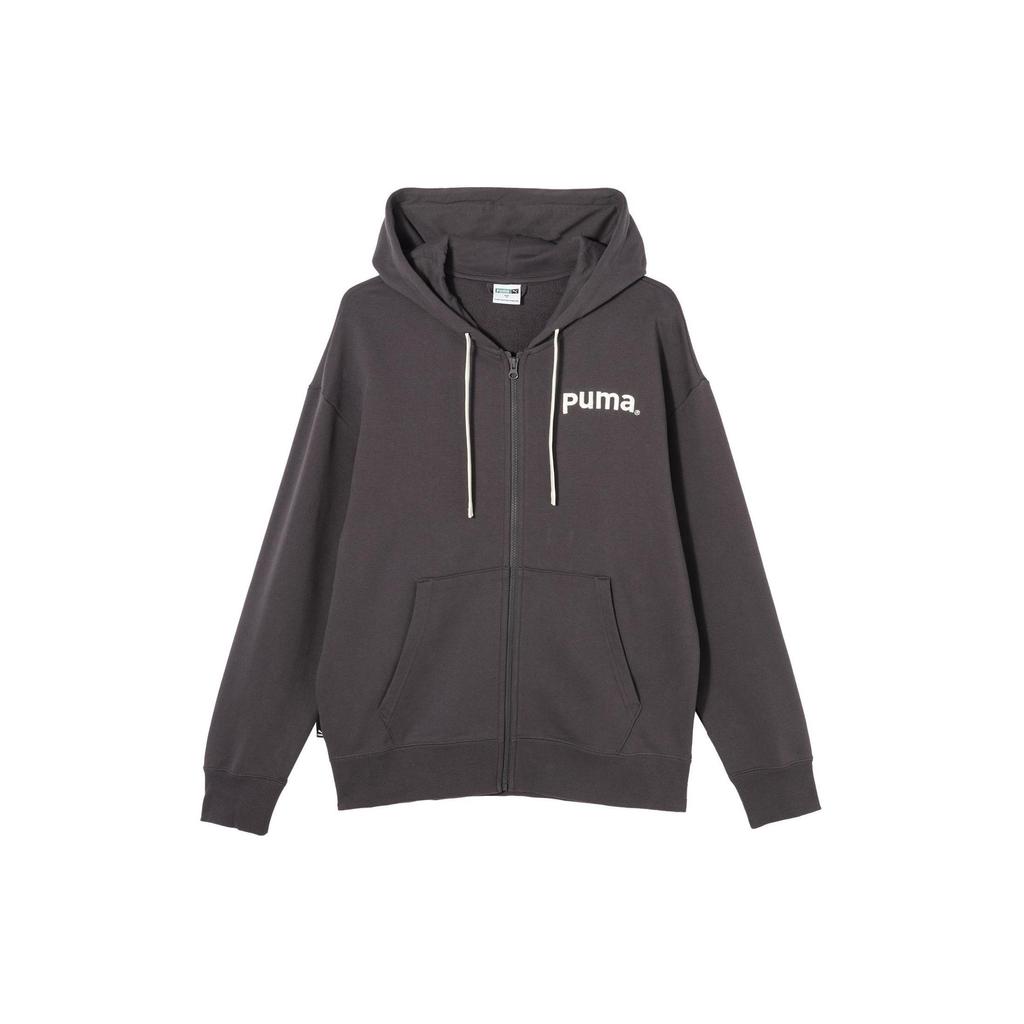 Puma Unisex mikina Team Fz Hoodie, tmavě hnědá, 629953-97