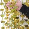 Crown Metallic Sparkling Fringes Curtain Tinsels Foil Tassels Backdrop for Weddings Birthdays and Christmas Party Decors