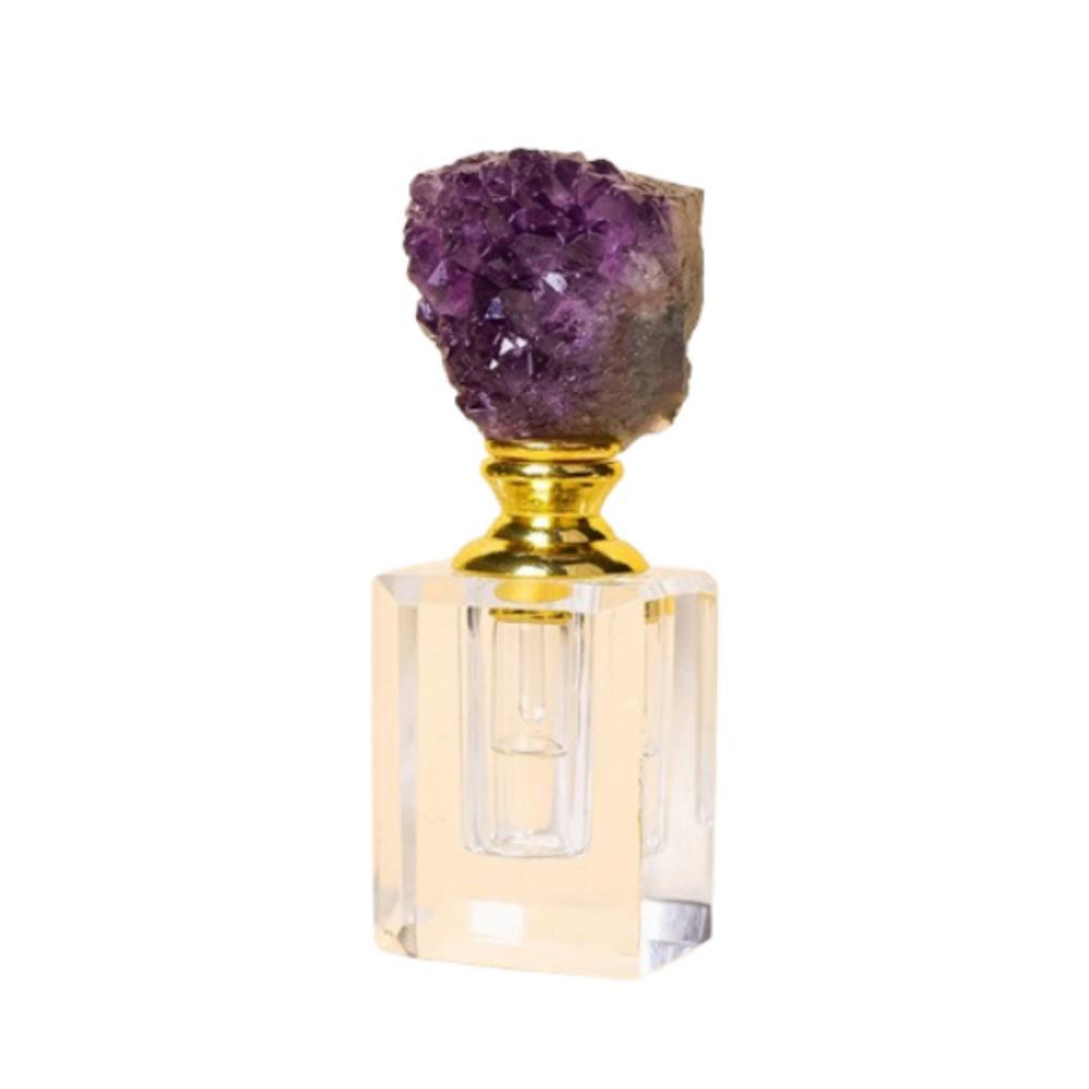 Empty Crystal Perfume Bottle Refillable Essential Oil Diffuser Bottle  Travel Cosmetic Containers