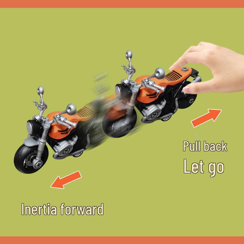 DIY Disassembly Motorcycle Toy with Lights & Sound - Educational Inertial-Forward for Kids