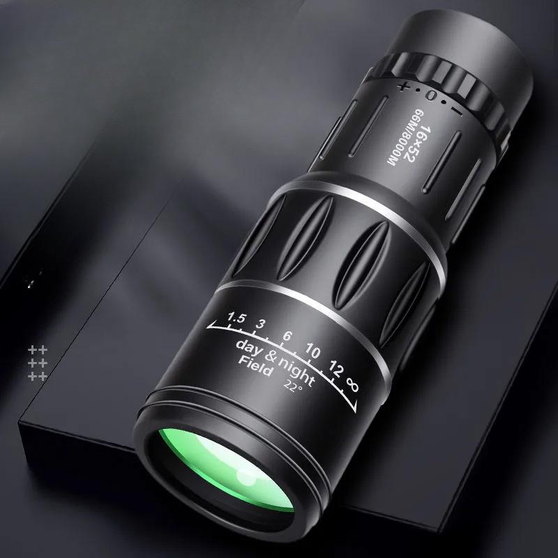 Monocluri portabile pentru exterior, cu deschidere mare, de înaltă definiție, cu mărire ridicată, cu câmp vizual mare, telescoape de exterior cu vedere nocturnă cu lumină scăzută