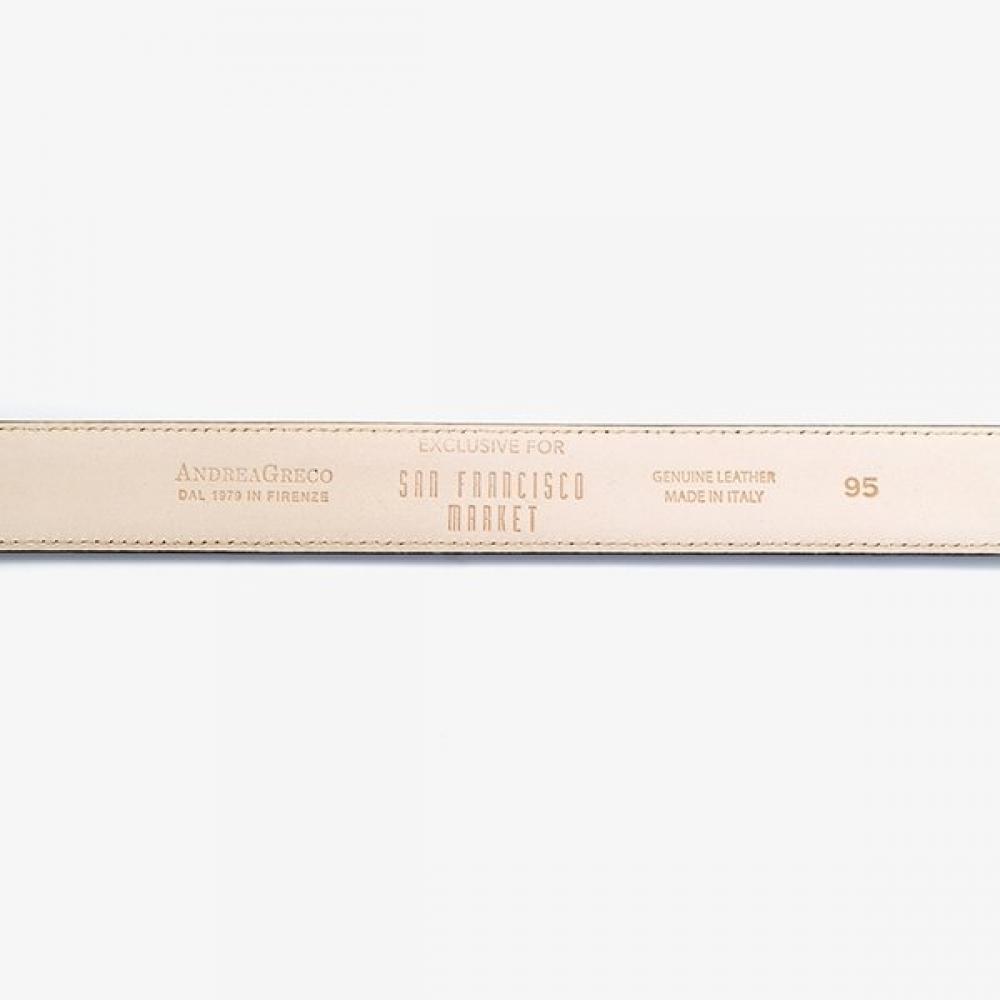 SF Market Arizona Calf Leather Belt T.moro