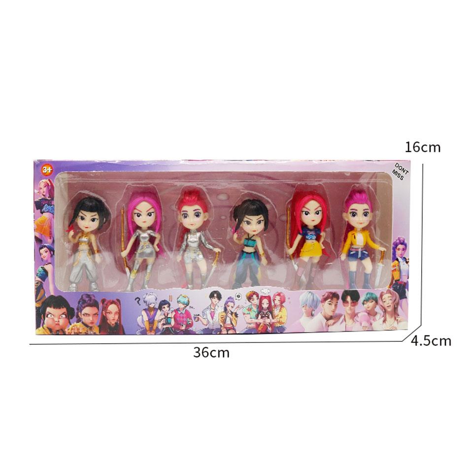 NEW Kpop Devil Hunter Rumi Zoe Mira anime polyvinyl chloride character collection desktop trinkets Childrens New Year gift