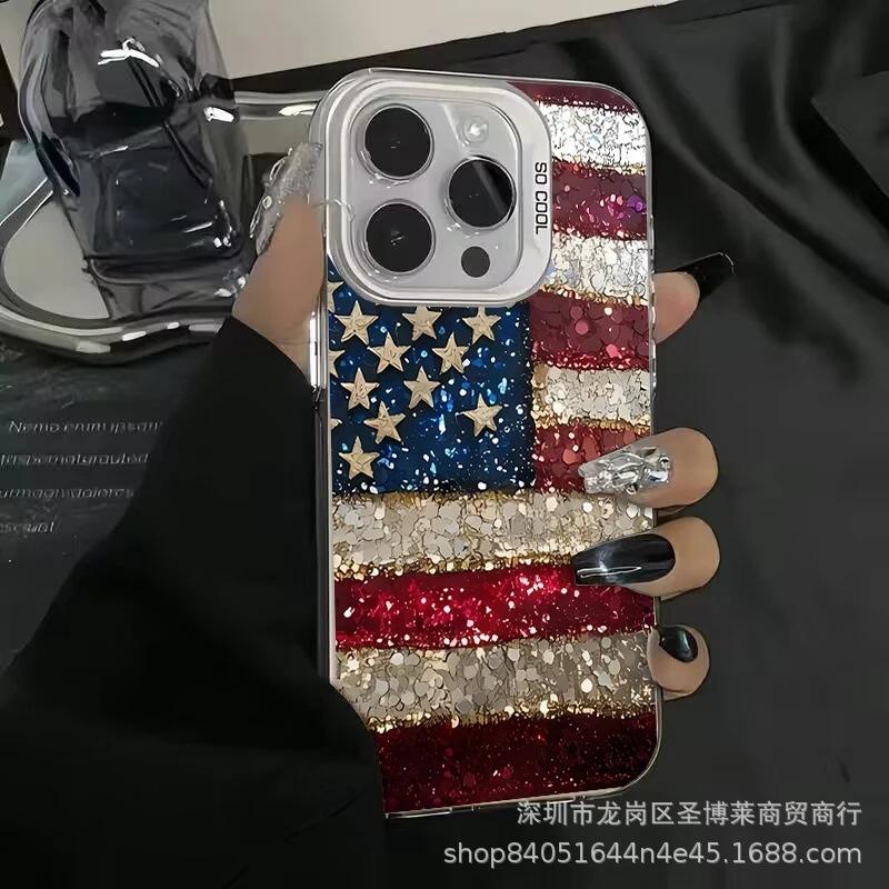 The new foreign trade model is suitable for Apple 15 colored silver iPhone14Pro creative 13/11promax matte 16 protective case.