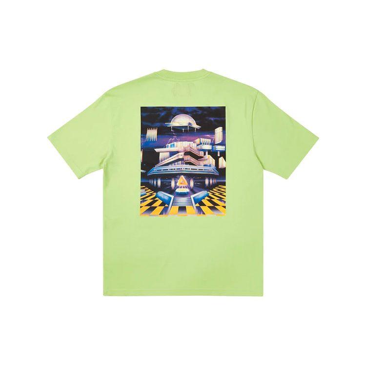 Palace Pez Angel Of Palace T-Shirt Fluro Unisex Tops Yellow P21TS121