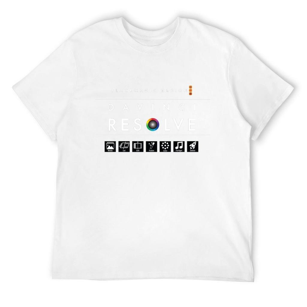 Davinci Resolve T-Shirt funny meme t-shirts new edition Aesthetic clothing fitted t shirts for men