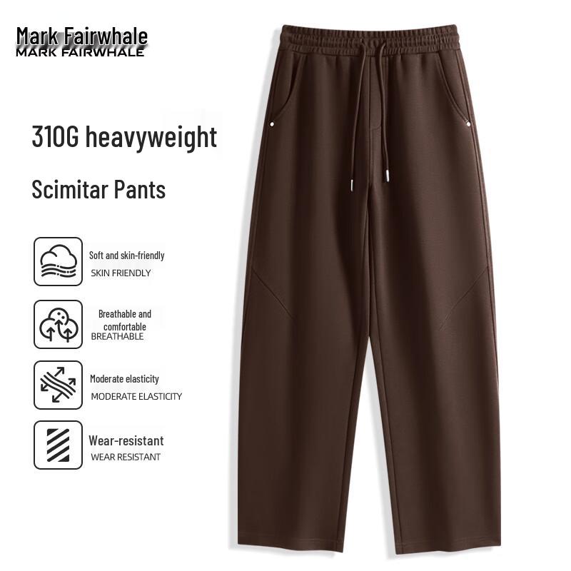 

Мужские осенние спортивные брюки Mark Fairwhale 2025 из плотного материала прямого кроя с изогнутым лезвием L