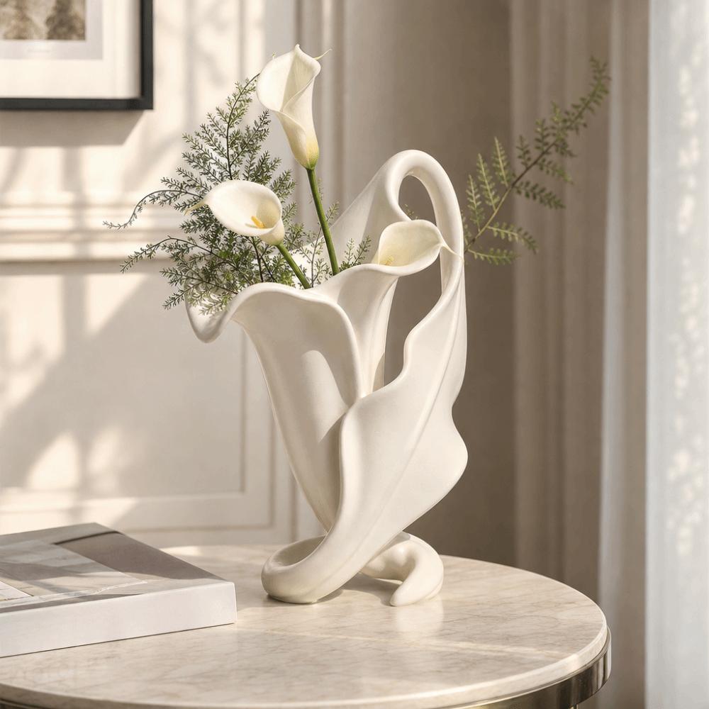 3D Printed Flower Vase Art Ornaments Abstract Vase Unique Desktop Decoration  Office