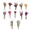 12 Pcs Small Dried Flower Bouquet Handmade Dry Flower Decor for Wedding Vase Dining Table Decoration